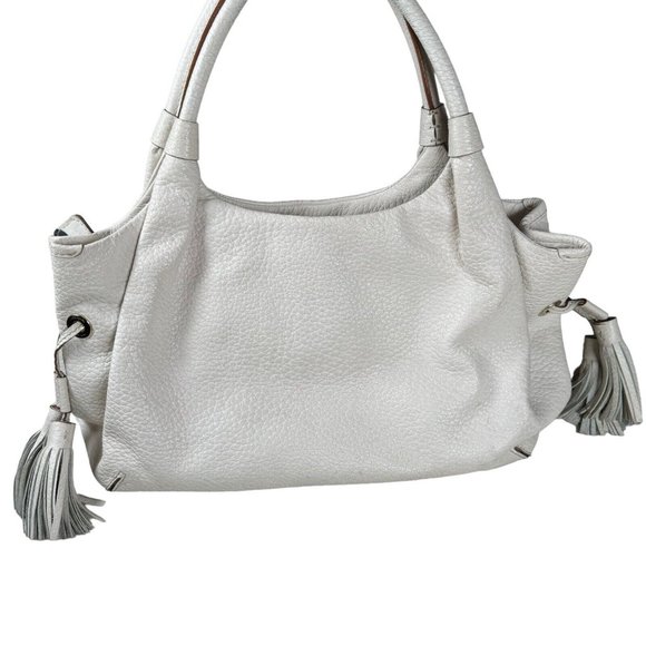 KATE SPADE Ivory Pebbled Leather‎ Satchel Bag - Picture 10 of 16
